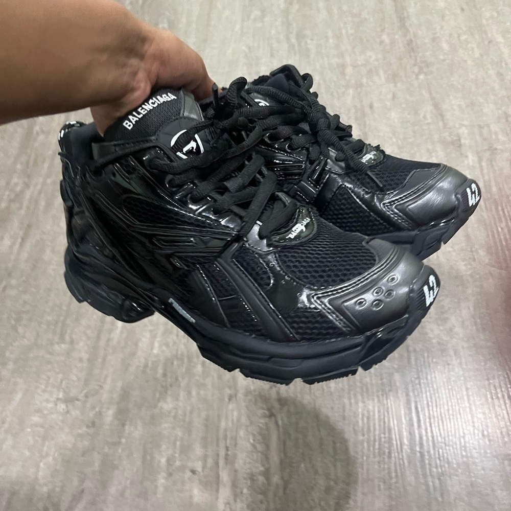 Balenciaga Black High-Top Sneakers